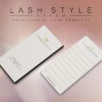 Műanyag szempilla paletta