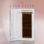 Sőtétbarna silk szempilla