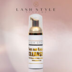 Üres szempilla sampon üveg