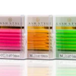 Neon színes műszempilla