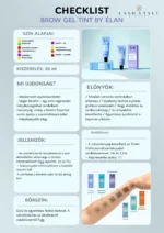 ÉLAN Professzionális Szemöldökfestő Gélfesték – Vegán Proteinnel - Image 3